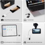 USB C SD Card Reader, SD Slot + TF + USB 3 in 1 Slot Design, USB C Adapter Plug and Play for Samsung Galaxy S25 S24 S23 S22 S21 S20 S25+ S25 Ultra S24+ S24Ultra S23+ S23Ultra - Imagen 7