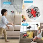 Tomzon A24 Mini Drone for Kids, Drone with 3 Batteries 24 Minutes Flight Battle Mode Quadcopter Kid Drone Three Flying Functions Beginner Toy - Image 4