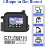 Upgraded Mini Inkjet Printer for All Materials Quick Dry Solvent Ink Cartridge and 28 Languages Inkjet Coding Machine for Code - Imagen 3