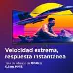 Lenovo Legion R34w-30 - Curved Gaming Monitor 34" (VA Panel, 180Hz, 0.5ms MPRT, 21:9, HDMI+DP, AMD FreeSync Premium, VESA Mount 100 x 100 mm) Tilt/Height/Swivel Adjustment - Black - Image 4