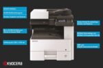 Kyocera Ecosys M4125idn Multifunctional Laser Printer Copier and Scanner (Double Sided, 25ppm A4 and 12 in A3, USB, Wifi, Color) - Imagen 3