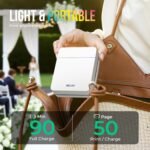 Nelko PP01 Instant Photo Printer for Smartphone, Mini Wireless Mobile Color Printer, Sticky Photos, Bluetooth Compatible with iOS and Android Devices, APP - Imagen 3