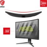 MSI mag 275CQRF-QD - Monitor Curvo Gaming de 27" WQHD 2560 x 1440, Rapid VA Panel, 170Hz / 1ms GTG, AMD FreeSync Premium, HDR Ready, Quantum Dot, Curvatura 1000R, Color - Image 3