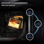 THERMALRIGHT FW 240 Black CPU Water Cooling with 2 PWM Fans, IPS LCD Screen 320 x 240, AIO Cooling 240, Liquid Cooler for CPU AMD/Intel PC Aio: AM4/AM5/LGA1700 - Image 5