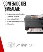 Canon Pixma TS7450i 3-in-1 Multifunction Printer, Inkjet System, Printing, Scanning and Copying, WiFi, Pixma Print Plant, Double-Sided Printing, 35-Sheet ADF, Back Tray, Black - Imagen 5