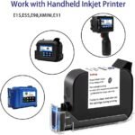 12.7mm Quick Dry Ink Cartridge W6900K for 12.7mm Handheld Inkjet Printer E55/E15/E98/E11/E12/E16, Black - Imagen 3