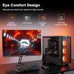 Minifire 27-inch 2K Gaming Monitor, 180 Hz IPS, WQHD (2560 × 1440), 1ms (OD), HDR, 120% sRGB, AMD FreeSync, HDMI 2.1 and DP 1.2 * 2, VESA (100 * 100 mm) - Image 7