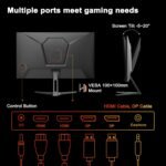 Minifire 27-inch 2K Gaming Monitor, 180 Hz IPS, WQHD (2560 × 1440), 1ms (OD), HDR, 120% sRGB, AMD FreeSync, HDMI 2.1 and DP 1.2 * 2, VESA (100 * 100 mm) - Image 8