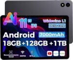 2026 Latest Tablet 11 Inch Android 15,Gemini Ai, Octa-Core 2.0GHz, 18GB RAM + 128GB ROM + 1TB TF, Widevine L1, WiFi6,BT5.2,7000mAh,OTG/GMS/Face Unlock/Wireless Projector - Image 2