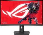 ASUS ROG Strix XG32WCMS 32-Inch USB Type-C Gaming Monitor 2560x1440, Curved, 280Hz (over 144Hz), 1ms (GTG), Fast VA, Extreme Low Motion Blur Sync, Tripod Stand, HDR - Imagen 2
