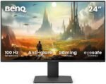 BenQ GW2491E Gaming Monitor 24 Inch, 100Hz, IPS, FHD 1080p, Eye-Care, HDMI, DisplayPort, Ultra-Thin Bezel, TUV Certified, Flicker-Free, Low Blue Light Plus, Eye-CareU (2025 New) - Image 2