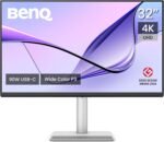 BenQ MA320U 32" 4K Monitor 3840x2160 for MacBook Pro/Air, Dual USB-C 90W, Mac Color Matching, USB Hub, Brightness and Volume Control on Mac, Adjustable Stand, P3 Color Spectrum - Imagen 2