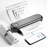 Bisofice L86 300dpi Portable A4 Printer for Travel Thermal Printer A4 Portable Printer Bluetooth Portable Printer Compatible with 2''/3''/4''/8'' A4 Thermal Paper Compatible with Android/iOS - Image 2