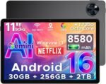 DOOGEE U11 Pro Android 16 Tablet 11 Inch, 30GB+256GB/2TB TF Tablet for Kids, 8580mAh Octa Core Tablets Gaming Gemini AI, HD 90Hz, 13MP+5MP, WiFi 5G/Widevine L1/OTG/Face ID/GMS/GPS/3.5mm Jack - Imagen 2