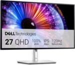 Dell U2724DE UltraSharp Thunderbolt 27" QHD (2560x1440) Monitor, 120Hz, IPS Black, 5ms, 98% DCI-P3, 2x Thunderbolt, 2x USB-C, 2x DisplayPort, HDMI, 4x USB, RJ45, 3 Year Warranty, Silver - Image 2