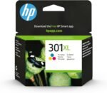 HP 301XL CH564EE, Tricolor, Original High Capacity Ink Cartridge, Compatible with HP DeskJet 1050,2540,3050 Inkjet Printers; OfficeJet 2620,4630; ENVY 4500, 5530 - Image 2