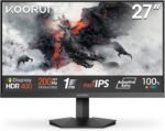 KOORUI G2711P 27" Full HD Gaming Monitor Fast IPS, 200Hz, GTG 1ms, Adaptive Sync, 1920x1080, HDR400, 2xHDMI 2.0, DP 1.4, Tilt, VESA - Image 2