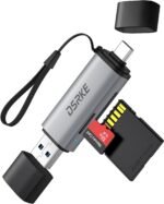 Lector Tarjetas SD, USB C y USB 3.0 Adaptador Tarjeta SD Compatible con SD/Micro SD/SDHC/SDXC/MMC para Xiaomi 13/ 12S Ultra/ 12S Pro/ Mi 11 Ultra/Lite/ Mi 11/10/ 9/ Poco X4, iPhone 15/16 Pro MAX - Image 2