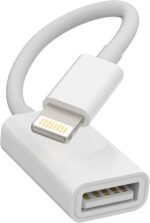 Lightning to USB Flash Adapter OTG Dongle Converter for iPhone Camera Card Reader Keyboard Mouse MIDI Drive Hub Piano Data Sync Compatible with Apple 11 12 13 14 Pro Max - Image 2