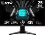 MSI G255F - 24.5" Gaming Monitor, FHD (1920x1080), 180 Hz / 1ms, Adaptive-Sync, Display Port 1.2a, HDMI 2.0b, Black - Image 2