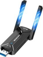 NEWFAST USB WiFi Adapter for PC BE6500Mbps Wi-Fi 7 USB 3.0 Adapter, (6GHz/5GHz/2.4GHz) USB WiFi Antenna, Wi-Fi Receiver for Windows 11/10, MU-MIMO - Image 2