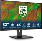 Philips 32B1U3900 Monitor 32" UHD, WLED, 60Hz, VA, 4 ms GtG, TUV Eye Comfort, Speakers, Height Adjustable (3840x2160, 2X HDMI 2.0, 1x DP 1.4, USB-C) Black - Image 2