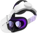 SUPERUS For Oculus Quest 2 Strap - Elite Strap Replacement for Meta/Oculus Quest 2, VR Accessories for Quest 2 - Enhanced Comfort, Reduce Head Pressure - with Adjustable Hinge - Imagen 2