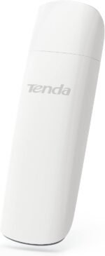 Tenda Wi-Fi 6 AX1800 USB Dual Band MU-MIMO Adapter 1800Mbps for PC/Laptop - Only Compatible with Windows 11 and 10, U18 White, U18 AX1800 - Imagen 2