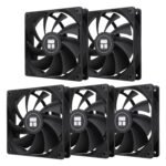 Thermalright TL-C12C X5 CPU Fan, Black 1550RPM PC 120mm Computer Case Cooler, PWM Control Fan for Liquid Cooler and CPU Cooling - Imagen 2