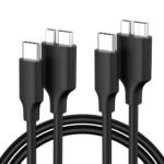 Vancle USB C to Micro USB 3.0 50CM, External Hard Drive Type C Cable, Compatible with Toshiba, Seagate, SSD Box, Galaxy S8/S9/S10, HDD Camera etc (2 Pack) - Imagen 2